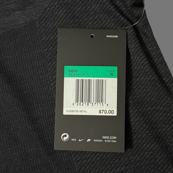 Nike Dry Medalist Running Top Grey XL NWT 891424-060 - Picture 6 of 9